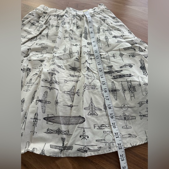 ModCloth Skirt Women's Airplane Novelty Print Aviator Artsy - Picture 10 of 10